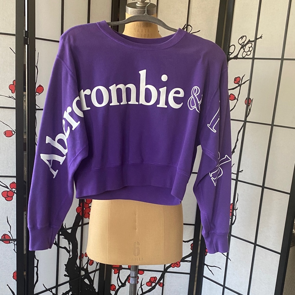 Abercrombie & Fitch Vibrant Purple Sweatshirt